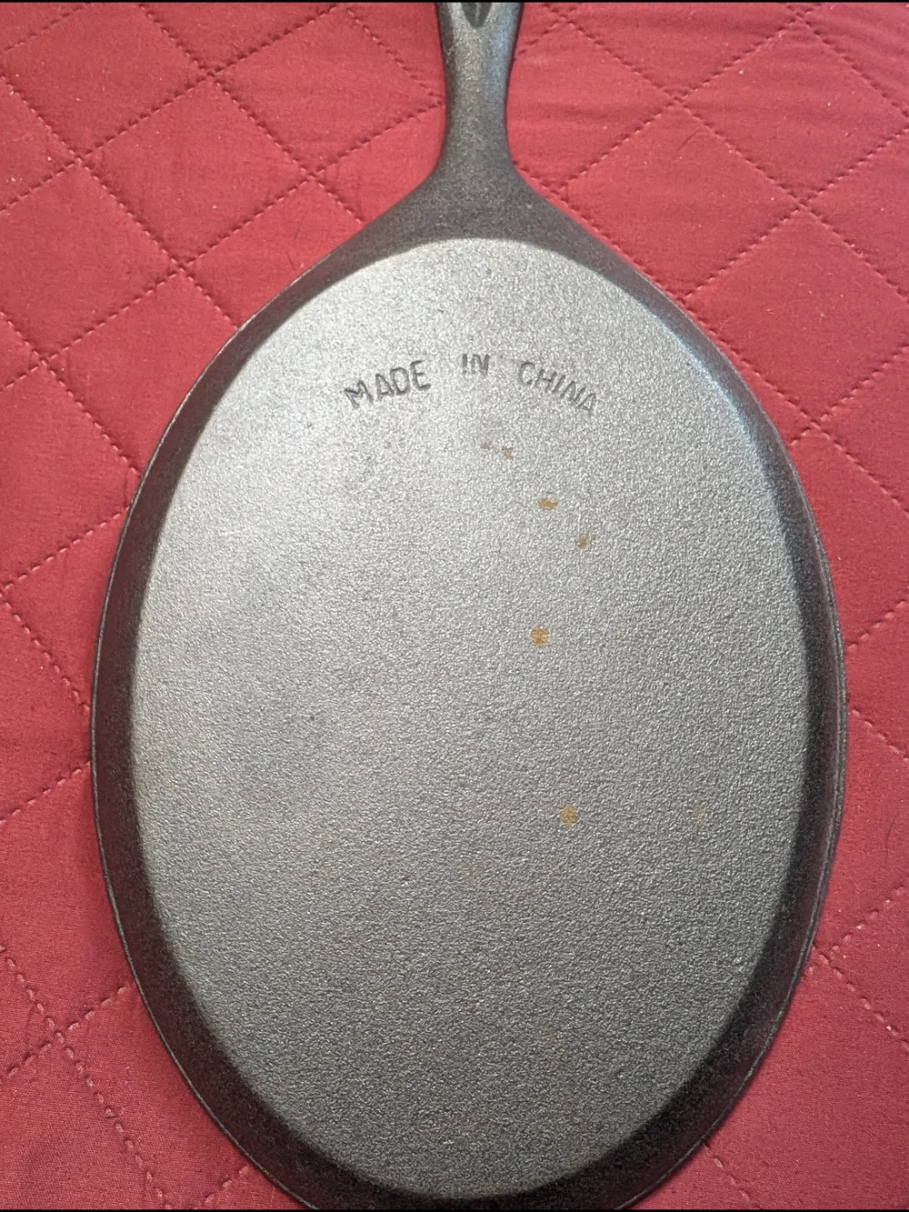 McIlhenny Co Tabasco Cast Iron Oval Skillet